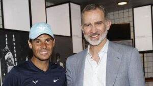 Felipe: su apoyo incondicional a Rafa Nadal en un mal momento




