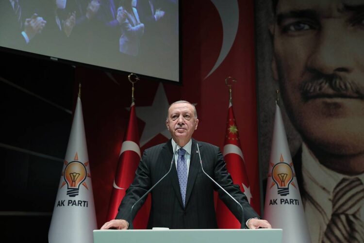 Turkiako presidente Rece Tayyip Erdogan, Ankaran. /
