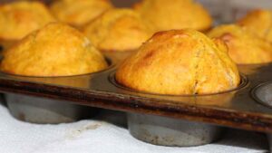 Muffins de limón sin mantequilla y sin huevos
