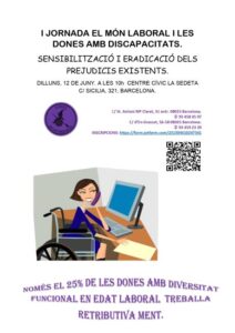 cartell jornada mon laboral dones amb discapacitat