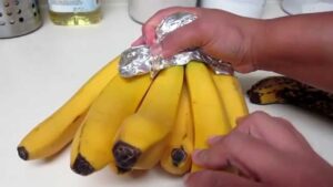 ¿Cómo se conserva el plátano cortado?